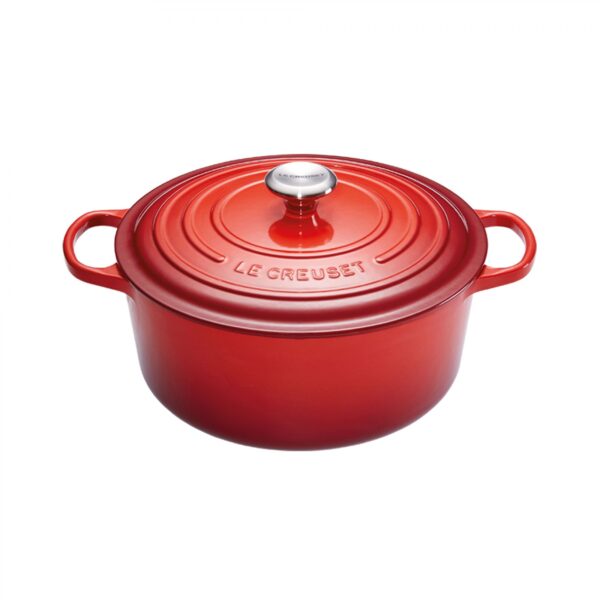 Le Creuset Evolution Casseruola Rotonda in Ghisa con Coperchio cm 28
