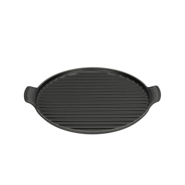 Grill Rotondo Extralarge In Ghisa Vetrificata 32 Cm Noir Mat