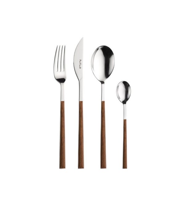 Servizio Posate 24 Pezzi Sushi Queen Mogano Per 6 Persone
