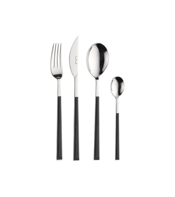 Servizio Posate 24 Pezzi Sushi Queen Ebano Per 6 Persone