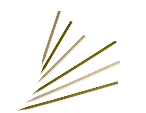 Spiedi iekbana natural bamboo 21 cm confezione 100 pezzi